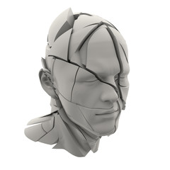 Mann mit Kopfschmerzen