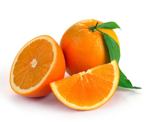 Fototapeta na wymiar Orange z segmentów