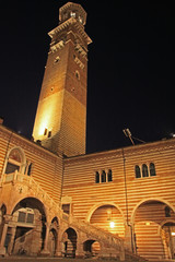 Fototapeta premium Verona, torre dei Lamberti