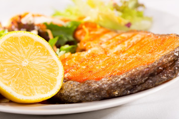 salmon steak