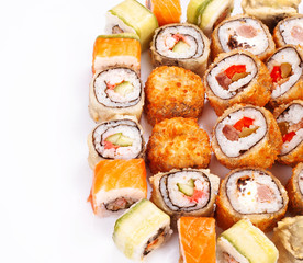 sushi roll big set with different components