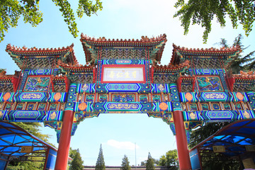 entrée du temple des lamas
