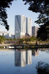 Fototapeta na wymiar Budynki Tokio