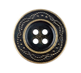 Metal sewing button