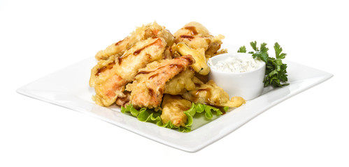Salmon Tempura , Japanese Food
