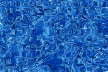 Blue glass pattern texture background