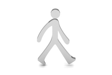 3D person walking