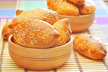 Pies with mushrooms and cabbage © oleksandrausenko