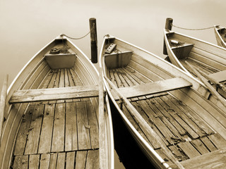 Boot am See 22, sepia