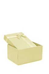 gift box on white paper