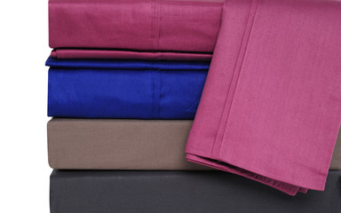 Bed spreads. Isolated
