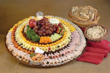 Food display gourmet.