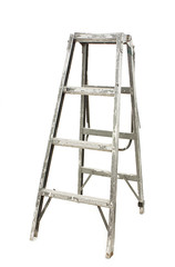 Ladder on a white background