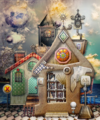 Seaside with homestead © Rosario Rizzo