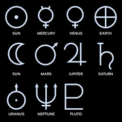 Planetary symbols