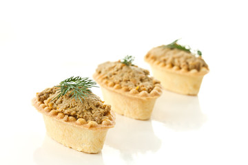 tartlets with paste