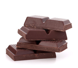 Chocolate bars stack