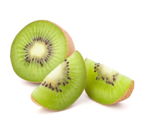 Kiwi fruit sliced segments