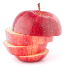 Apple red sliced