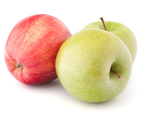 Red and green apple