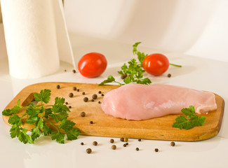 raw chicken