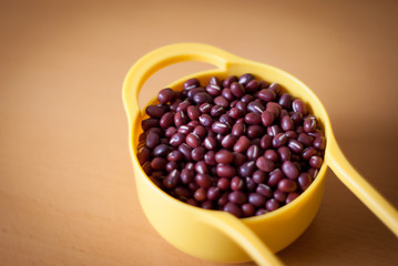 Cup of adzuki beans