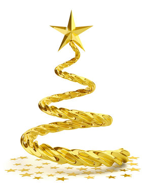 Stylized Christmas tree "A"