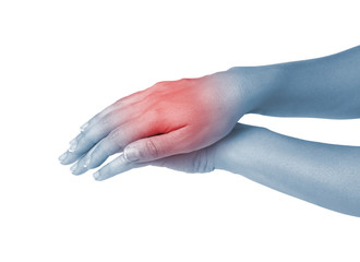 Acute pain in a woman Pain.
