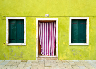 Obraz na płótnie Canvas Kolorowe domy Burano. Włochy