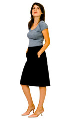 Fototapeta premium Latin American woman posing