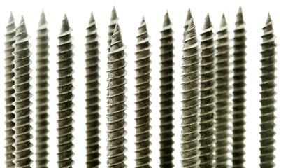 Screws in a row