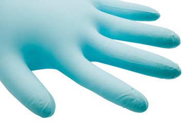 Close-up of surgical glove