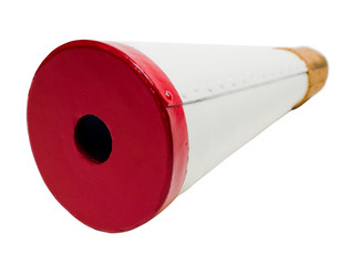 Telescope of red color