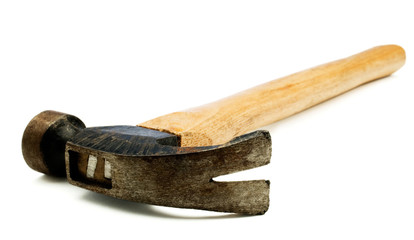 Wooden Handle Of Claw Hammer