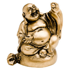 Close-up of a laughing buddha
