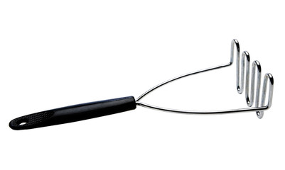 Metallic potato masher