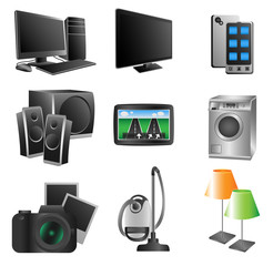 Elektronik Vektor Set