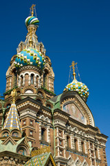 Fototapeta na wymiar Orthodox Church of St. Petersburg.