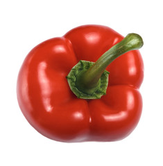 red pepper - paprika isolated on white background