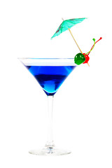 blue cocktail