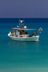Fototapeta premium Finshing boat in the sea
