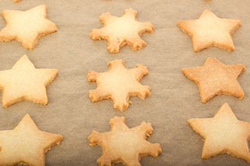 Baking cookies for christmas
