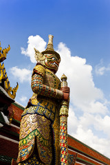 Yak sculpture at grand palace, Bangkok