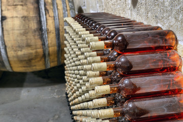 bottle of red wine