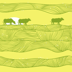 Cows Pattern.