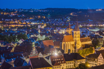 Esslingen am Neckar views from the Castle, Germany
