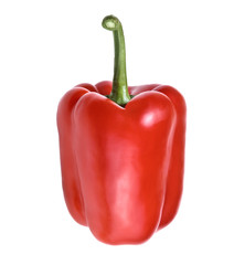 red pepper - paprika isolated on white