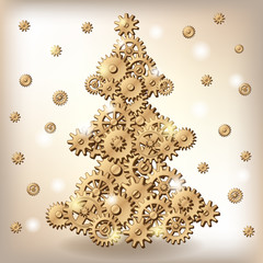 Mechanical Christmas tree