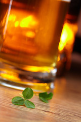 clover and beer