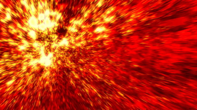 Fiery Particles Abstract Video Background